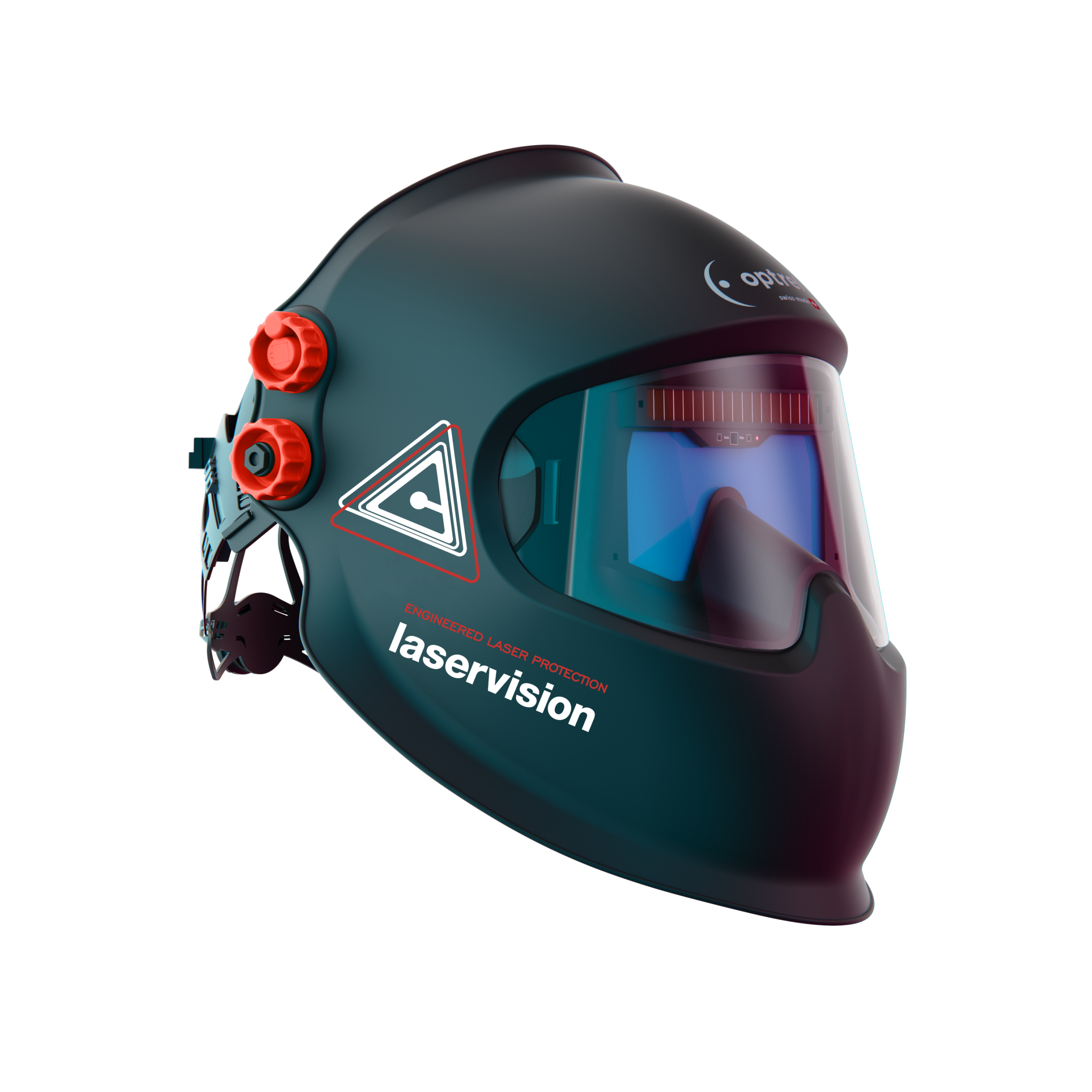 Optrel-Schutzhelm-mit-und-ohne-CLT Optrel | Panoramaxx Hybrid laser welding helmet - Image 1